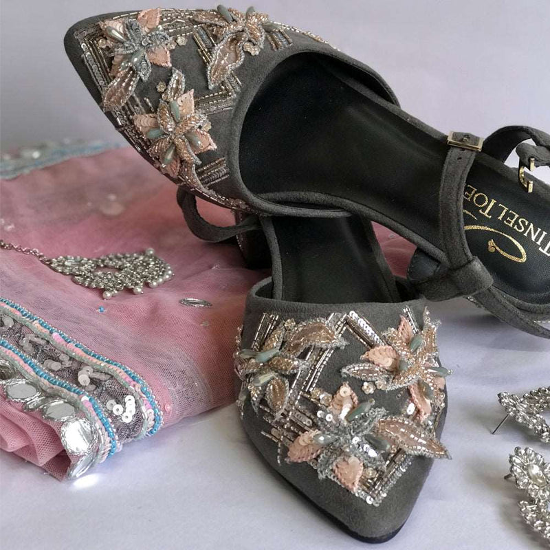 Delco party wear Block heel Sandal – DELCO SHOES
